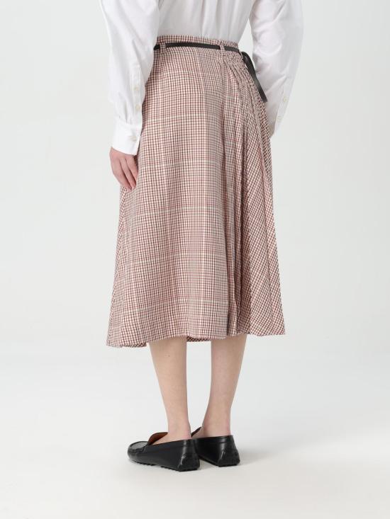 25SS 보테가베네타 스커트 811228V4Z81 9460 Pearl - BOTTEGA VENETA