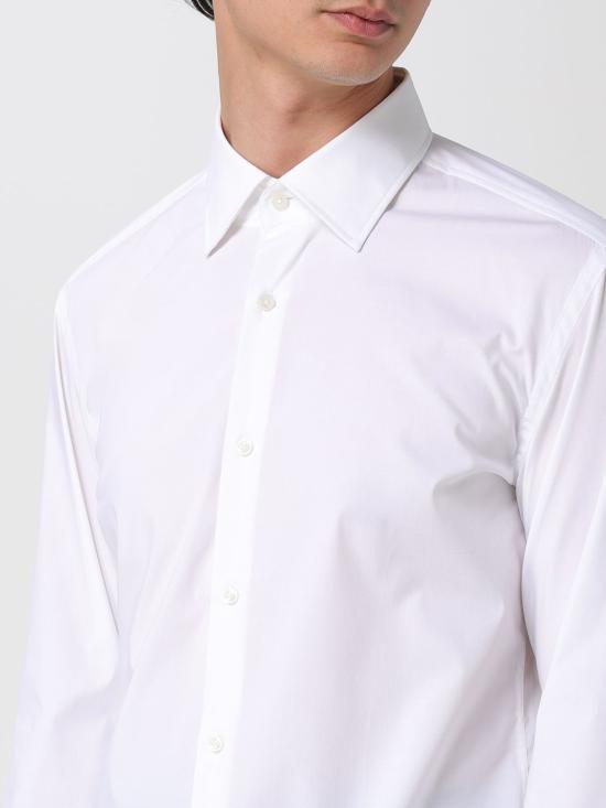 25FW 보스 긴팔 셔츠 50469345 100 White - BOSS