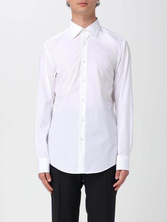 25FW 보스 긴팔 셔츠 50469345 100 White