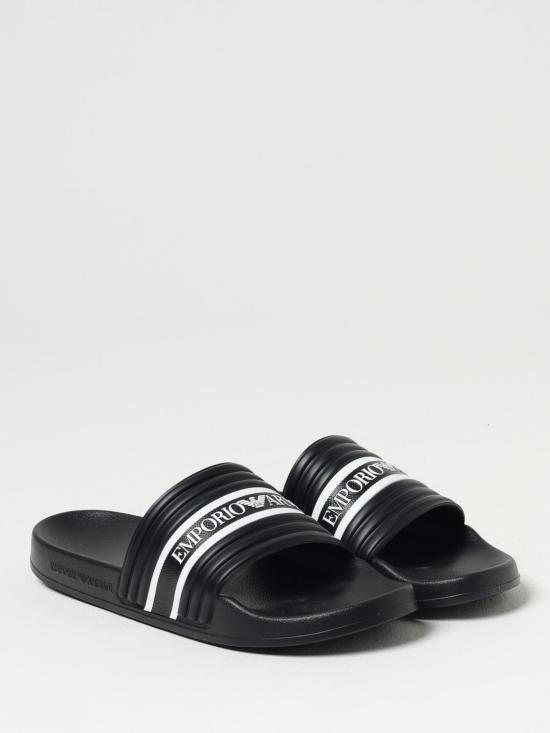 25SS 엠포리오 아르마니 샌들 XVPS14 XR277 U532 Black - EMPORIO ARMANI