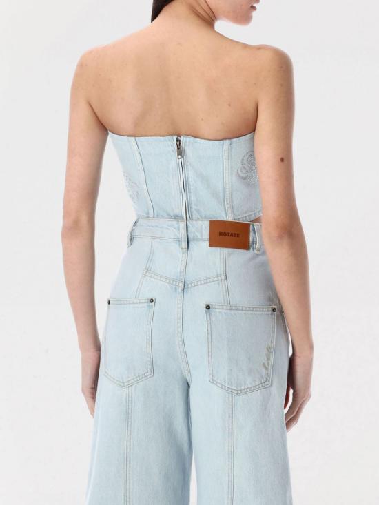 25FW 로테이트 민소매 티셔츠 114062 1468 Blue - ROTATE