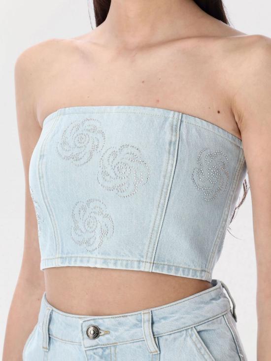 25FW 로테이트 민소매 티셔츠 114062 1468 Blue - ROTATE