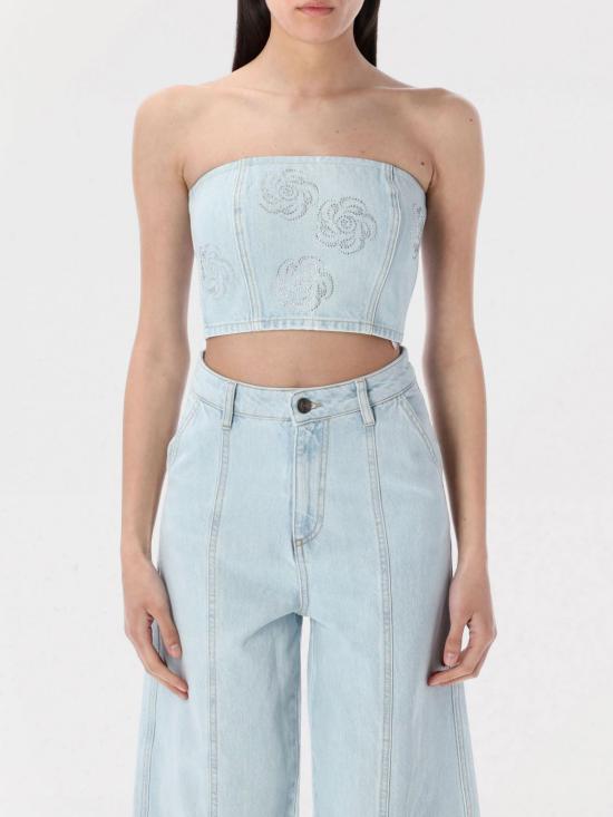 25FW 로테이트 민소매 티셔츠 114062 1468 Blue