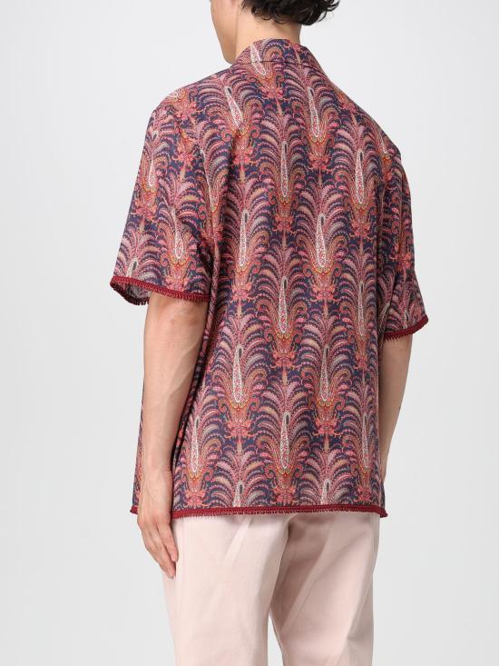 25SS 발렌티노 가라바니 반팔 셔츠 6V0AA111ATM BC1 Burgundy - VALENTINO GARAVANI