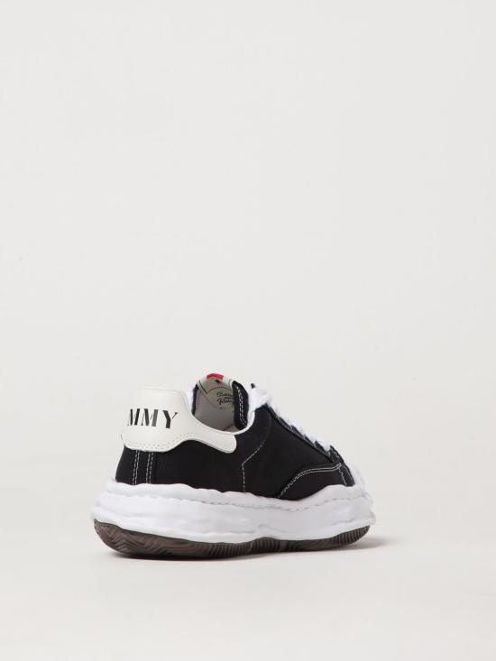 26SS 메종 미하라 야스히로 블레이키 OG 솔 캔버스 로우탑 스니커즈 A08FW735 Black - MAISON MIHARA YASUHIRO