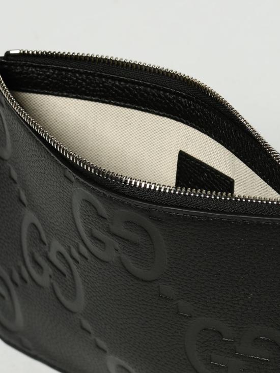 25SS 구찌 점보 스몰 파우치  821102AABY0 1000 Black - GUCCI