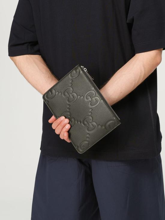 25SS 구찌 점보 스몰 파우치  821102AABY0 1000 Black - GUCCI