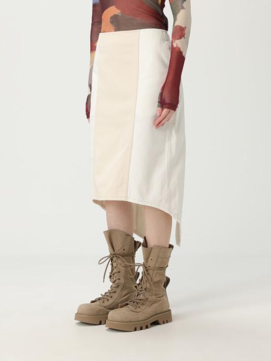 25FW JW앤더슨 스커트 DK0027PG1772 171 White - JW ANDERSON