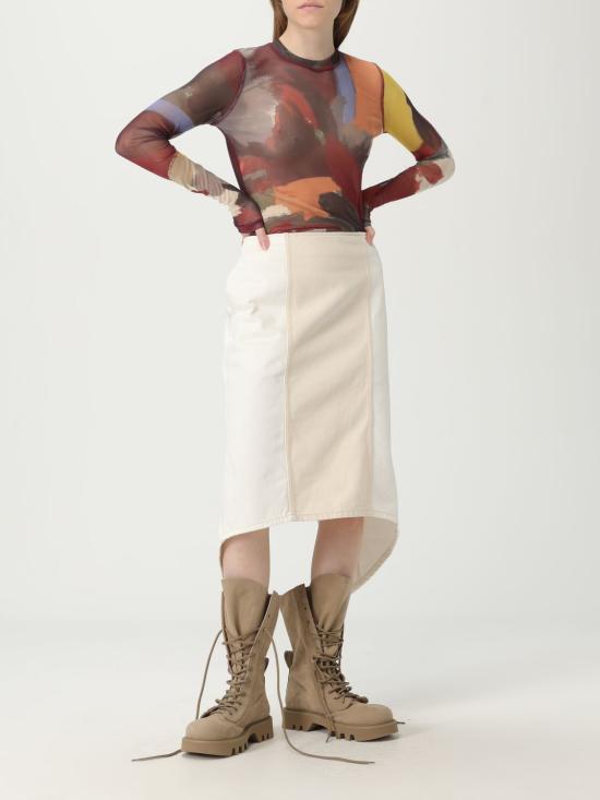 25FW JW앤더슨 스커트 DK0027PG1772 171 White - JW ANDERSON