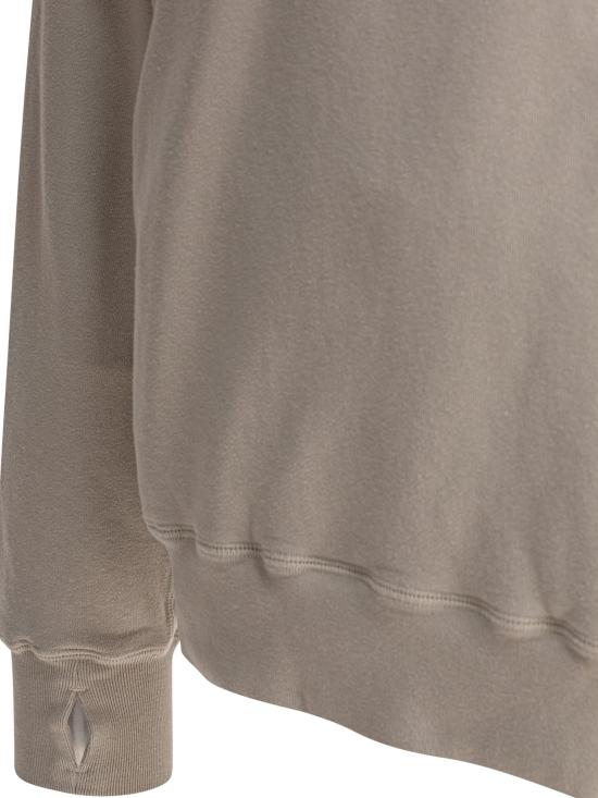  논네이티브 긴팔 티셔츠 면 크루넥 스웨트셔츠 베이지색 - NONNATIVE