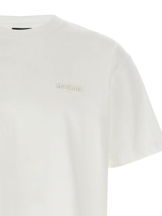  맥케이지 반팔 티셔츠 TEERC0100 White - MACKAGE