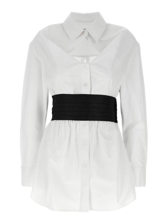 25SS 알렉산더 왕 미디 스커트 1WC1256712100 White