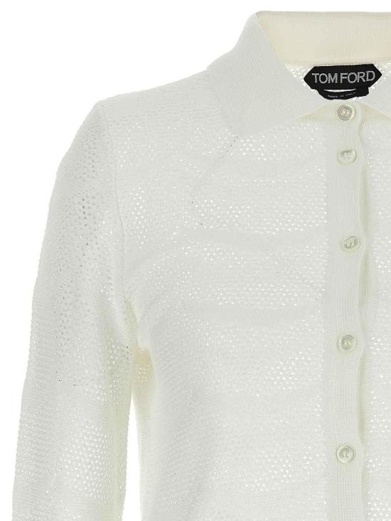  톰포드 가디건 CAK373YAX844AW002 White - TOMFORD
