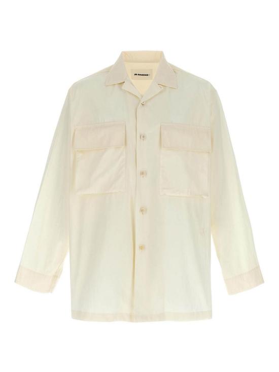 26SS 질샌더 긴팔 셔츠 J47DL0167J45292106 White