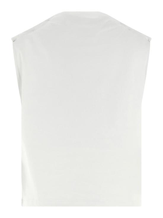 25SS 아르마리움 민소매 티셔츠 ARMTMT017JE03001 White - ARMARIUM