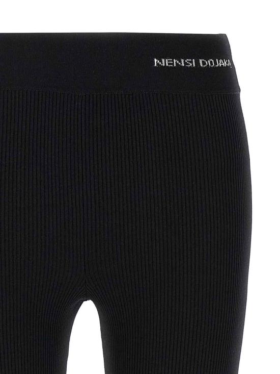  넨시 도자카 스트레이트 팬츠 NDSS25KT066BLACK White - NENSI DOJAKA