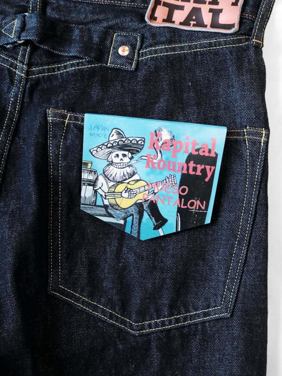  캐피탈 데님 Kapital 12.5oz  멕시칸 턱시도 5 P Okagilly 청바지 인디고 - KAPITAL