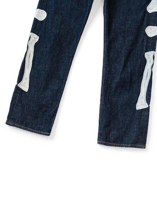  캐피탈 데님 팬츠 Kapital 12.5oz  멕시칸 턱시도 5 P Okagilly 청바지 인디고 - KAPITAL