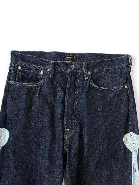  캐피탈 데님 팬츠 Kapital 12.5oz  멕시칸 턱시도 5 P Okagilly 청바지 인디고 - KAPITAL