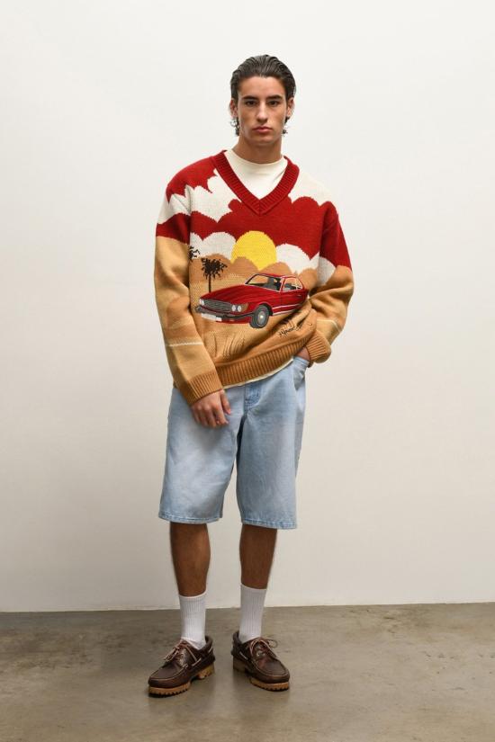  하우스오브써니 데님 숏팬츠 하우스 오브 서니 선다운 데님 반바지 라이트 브리즈 워시 - HOUSE OF SUNNY