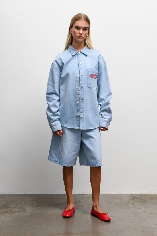  하우스오브써니 데님 숏팬츠 하우스 오브 서니 선다운 데님 반바지 라이트 브리즈 워시