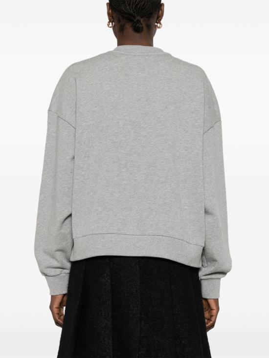 25FW 셀린느 긴팔 티셔츠 RY0DY670Q09MO GREY MELANGE OFF WHITE DOM - CELINE