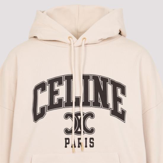 25SS 셀린느 후드 티셔츠 RY08I510ZFYY3 CHAMPAGNE CACAO DOM - CELINE