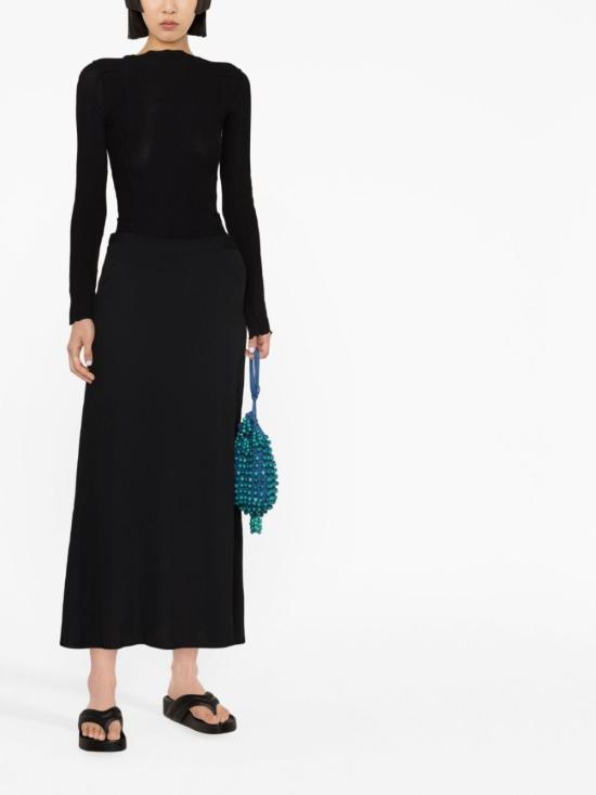 25FW 베이스레인지 긴팔 티셔츠 TTMLRB000 BLACK DOM - BASERANGE