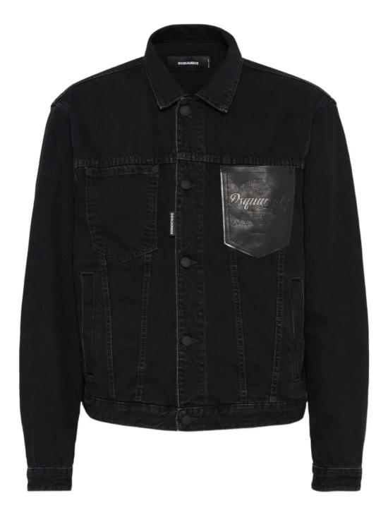 25FW 디스퀘어드2 긴팔 티셔츠 S74AM1604D30015 900 BLACK