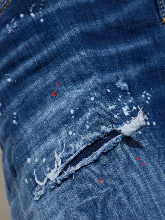 25FW 디스퀘어드2 스트레이트 팬츠 S75LB1060S30664 470 NAVY BLUE - DSQUARED2