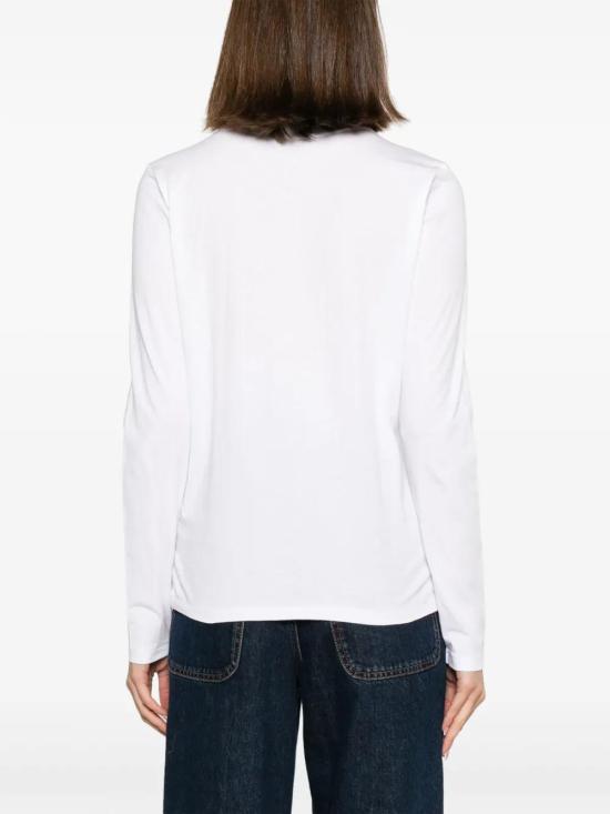 25FW 랄프 로렌 긴팔 티셔츠 211898699001 100 WHITE - RALPH LAUREN