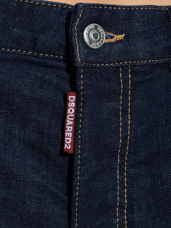 25FW 디스퀘어드2 스트레이트 팬츠 S75LB1059S30664 470 NAVY BLUE - DSQUARED2