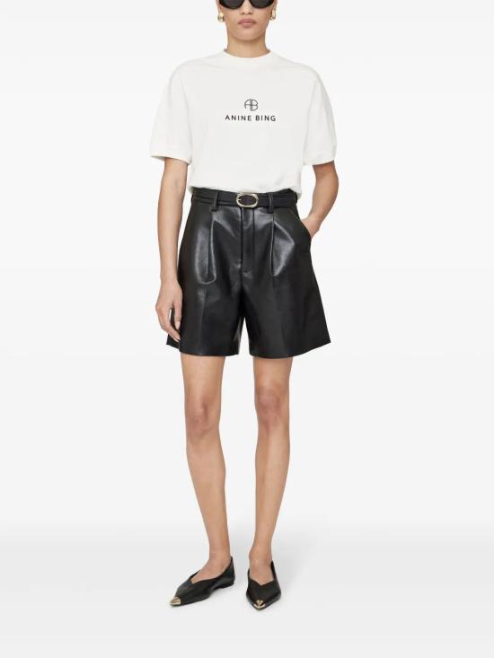 25FW 애니빙 반팔 티셔츠 A0810280 IVY1 IVORY - ANINE BING