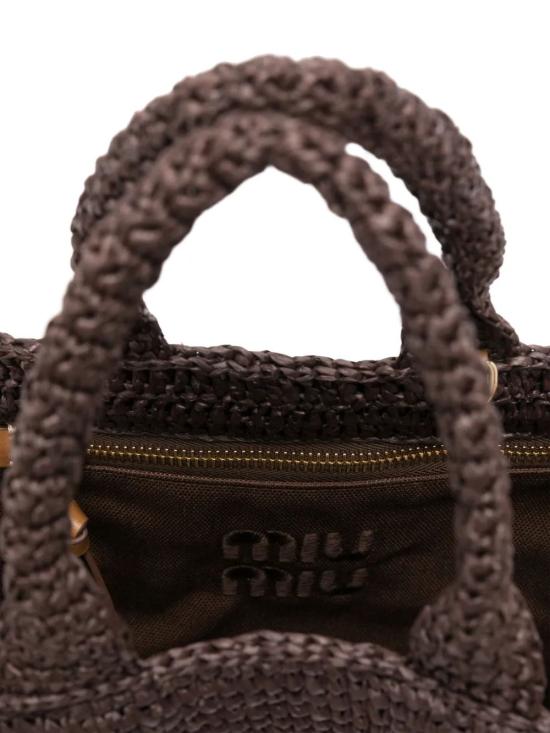 25FW 미우미우 토트백 5BA283VOOOADO1 F0966 CACAO NATURALE
