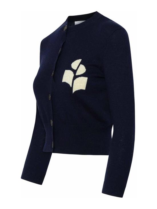 25SS 이자벨마랑 NEWTON 뉴턴 가디건 CA0040FAA1X05E30MI Blue - ISABEL MARANT