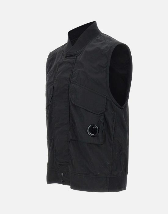 25SS 씨피 컴퍼니 베스트 18CMVE012A005904G999 BLACK DOM - C.P. COMPANY