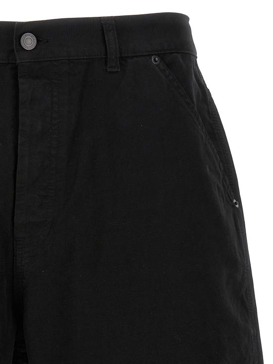  생로랑 숏팬츠 816344 Y34QA 1376 BLACK DOM - SAINT LAURENT