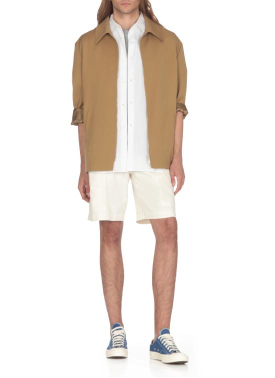 25SS 꼼데가르송 반팔 셔츠 FZB071PER3 WHITE DOM - COMME DES GARCONS