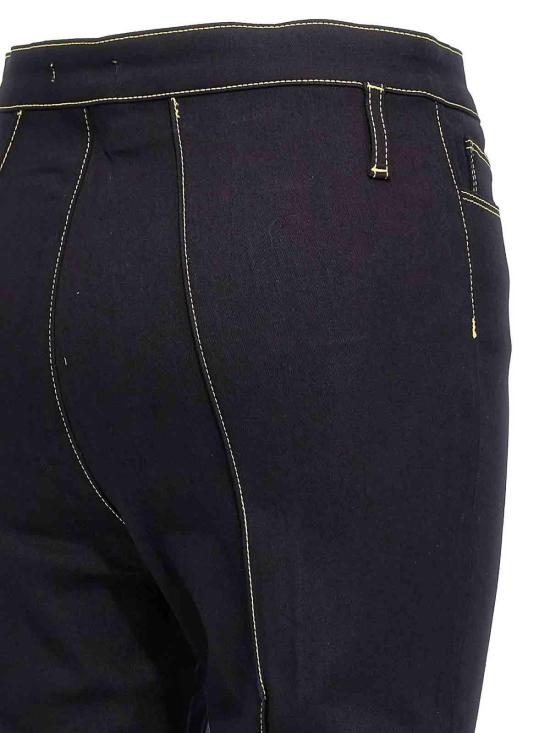  넨시 도자카 스트레이트 팬츠 NDAW24DEN014BLACKOVERDYE Black - NENSI DOJAKA