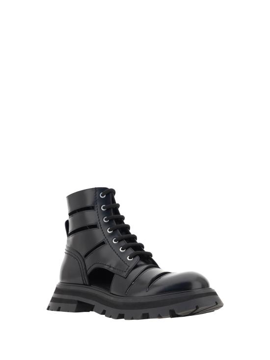  알렉산더 맥퀸 부츠 755644WIDU0 1000 BLACK - ALEXANDER MCQUEEN