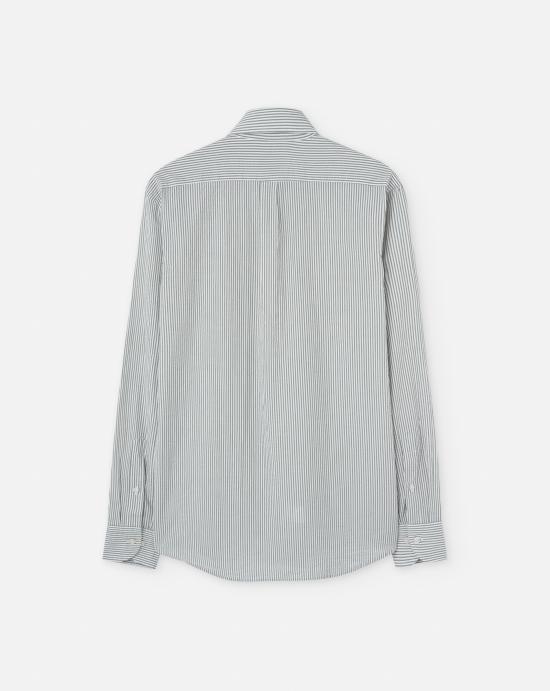 25SS B.D.배기스 긴팔 셔츠 BRAD B15S28 03 Green white - B.D. BAGGIES