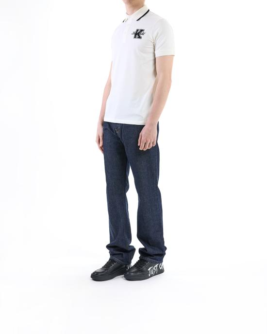 25SS 칼라거펠트 폴로 티셔츠 KM745015 552221 60 offwhite OFF WHITE - KARL LAGERFELD