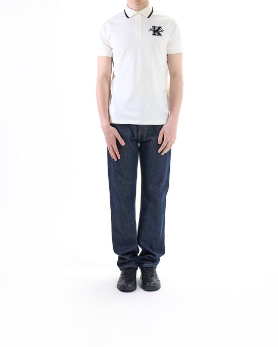 25SS 칼라거펠트 폴로 티셔츠 KM745015 552221 60 offwhite OFF WHITE - KARL LAGERFELD