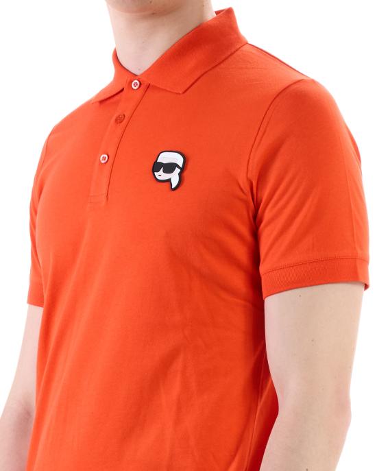 25SS 칼라거펠트 폴로 티셔츠 KM745710 552224 300 orange ARANCIONE - KARL LAGERFELD