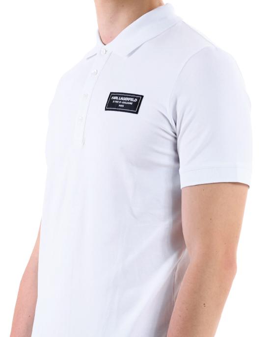 25SS 칼라거펠트 반팔 티셔츠 KM745019 552221 10 white BIANCO - KARL LAGERFELD