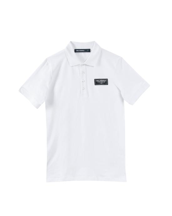25SS 칼라거펠트 반팔 티셔츠 KM745019 552221 10 white BIANCO
