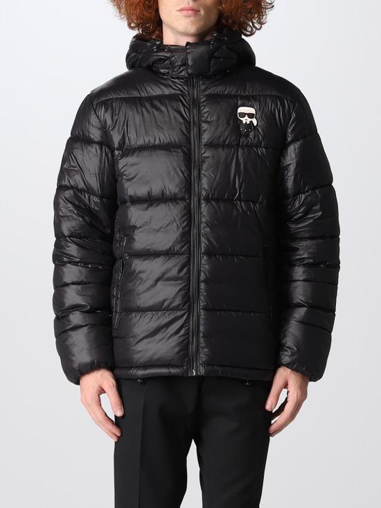 26FW 칼라거펠트 숏패딩 505022 524590 990 Black NERO