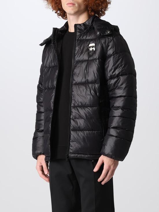26FW 칼라거펠트 숏패딩 505022 524590 990 Black NERO - KARL LAGERFELD