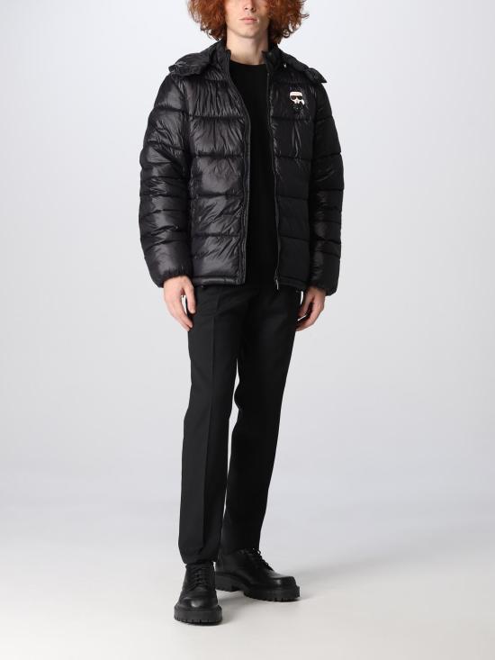 26FW 칼라거펠트 숏패딩 505022 524590 990 Black NERO - KARL LAGERFELD