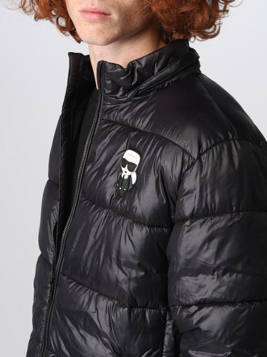 26FW 칼라거펠트 숏패딩 505022 524590 990 Black NERO - KARL LAGERFELD